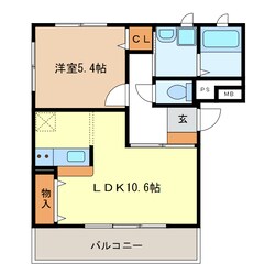 Fujikata M’sの物件間取画像